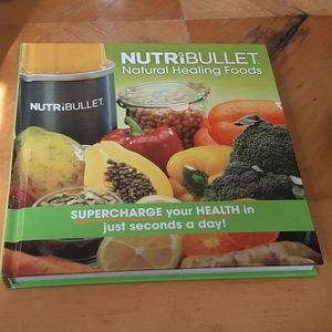 Nwot, hardcover Nutribullet healing foods book